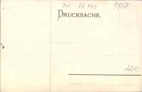 Studentika Künstler Ak Martin, P., Meersburg am Bodensee, Abiturium 1907