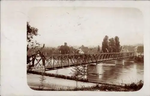 Foto Ak Waldshut Tiengen am Hochrhein, Brücke