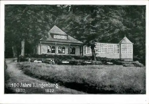 Ak Hildesheim in Niedersachsen, Waldrestaurant Klingenberg