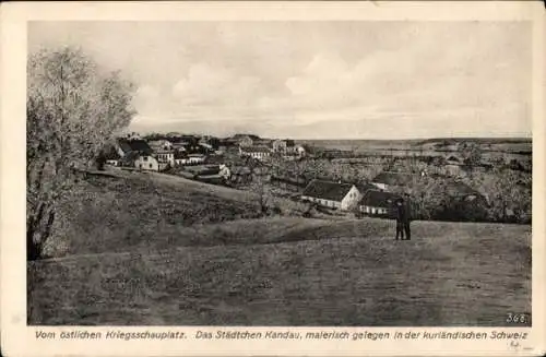 Ak Kandava Kandau Lettland, Gesamtansicht