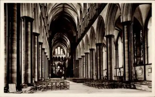 Ak Salisbury Südwestengland, Kathedrale