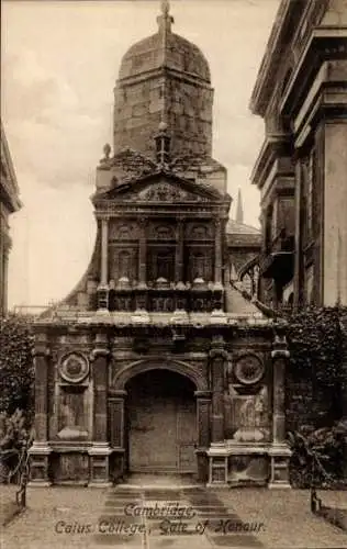 Ak Cambridge Ostengland, Caius College, Gate of Honor