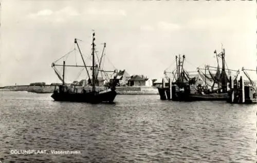 Ak Colijnsplaat Zeeland, Vissershaven