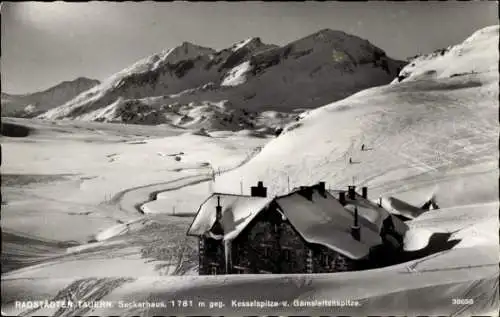 Ak Obertauern in Salzburg, Radstädter Tauern, Seckarhaus, Kesselspitze, Gamsleitenspitze
