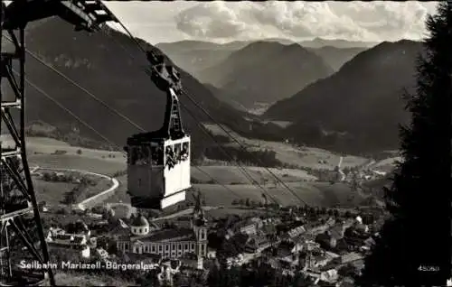 Ak Mariazell Steiermark, Seilbahn zur Bürgeralpe