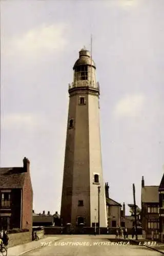 Ak Withernsea Yorkshire England, Leuchtturm