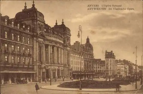 Ak Anvers Antwerpen Flandern, Flämische Oper