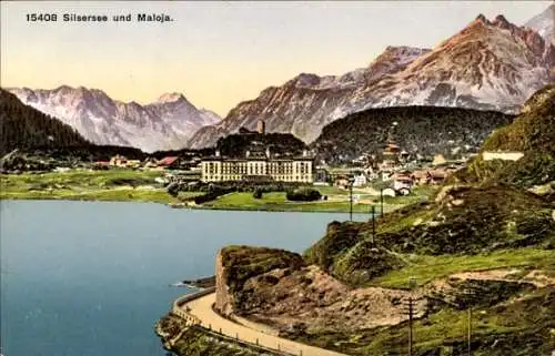 Ak Maloja Kanton Graubünden, Silsersee, Ort