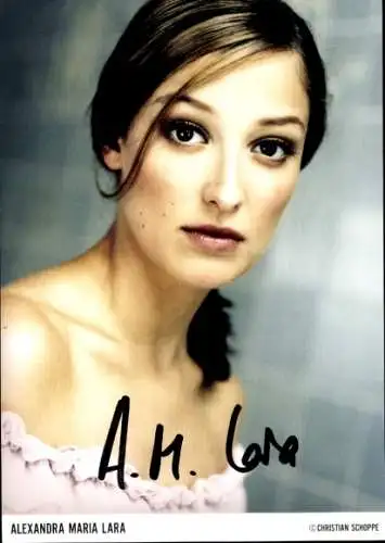 Ak Schauspielerin Alexandra Maria Lara, Portrait, Autogramm