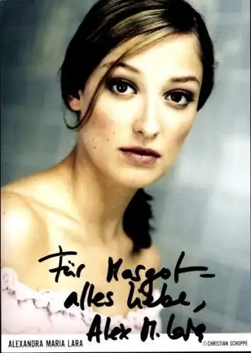 Ak Schauspielerin Alexandra Maria Lara, Portrait, Autogramm