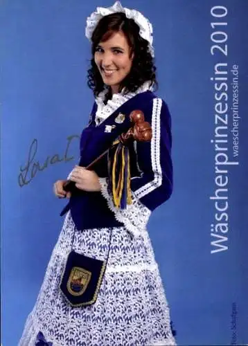 Ak Schauspielerin Lara, Portrait, Autogramm, Wäscherprinzessin 2010