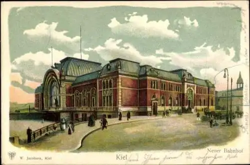 Litho Kiel, neuer Bahnhof