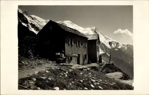 Foto Ak Chamonix Mont Blanc Haute Savoie, Chalet du Plan des Aiguilles