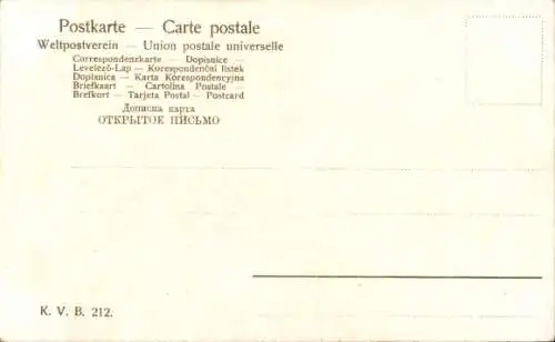 Ak Auto, Automobil, Gruß, Straße, Wald