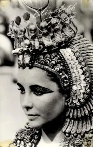 Ak Schauspielerin Elizabeth Taylor, Film Cleopatra