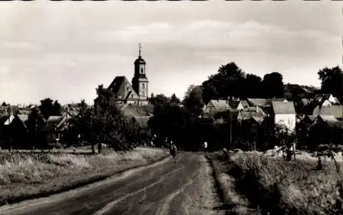 Foto Ak Langenselbold, Blick auf den Ort