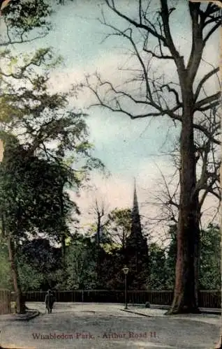 Ak Wimbledon London England, Wimbledon Park, Arthur Road II
