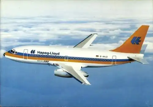 Ak Passagierflugzeug Boeing 737 200 der Hapag Lloyd, D-AHLD