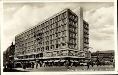 Ak Berlin Mitte, Blick auf das Berolina Kaufhaus am Alexanderplatz