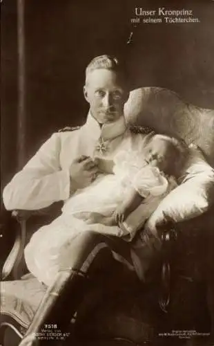Ak Kronprinz Wilhelm von Preußen mit Prinzessin Alexandrine