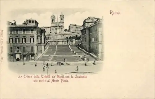 Ak Roma Rom Lazio, Chiesa della Trinità dei Monti