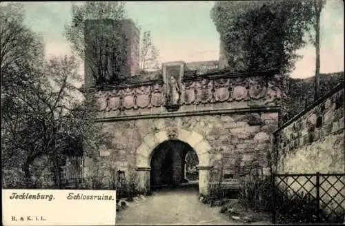 Ak Tecklenburg in Westfalen, Schlossruine