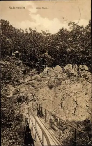 Ak Badenweiler im Schwarzwald, Alter Mann