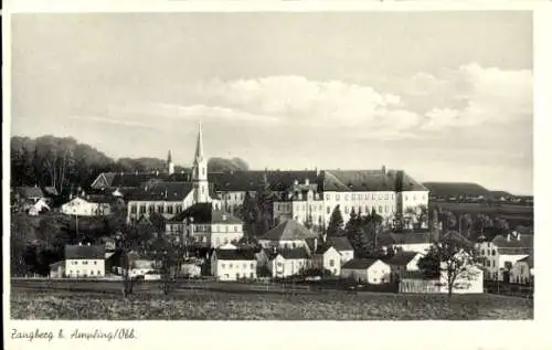 Ak Zangberg in Oberbayern, Teilansicht, Kirche
