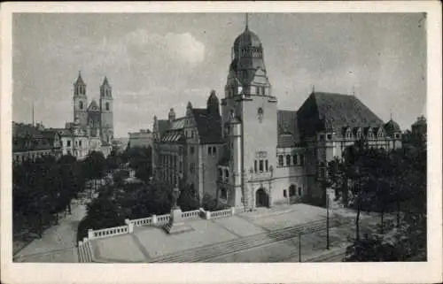 Ak Magdeburg an der Elbe, Kaiser-Friedrich-Museum