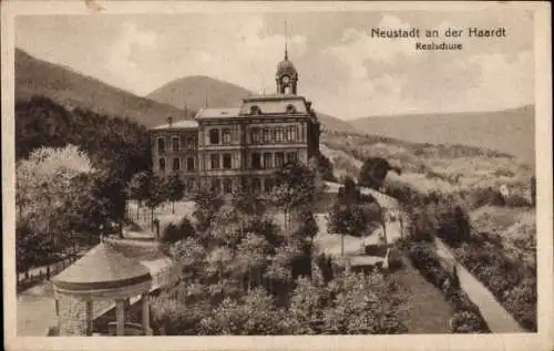 Ak Neustadt an der Weinstraße, Blick auf die Realschule, Stadtansicht