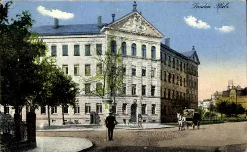 Ak Landau in der Pfalz, Gebäude