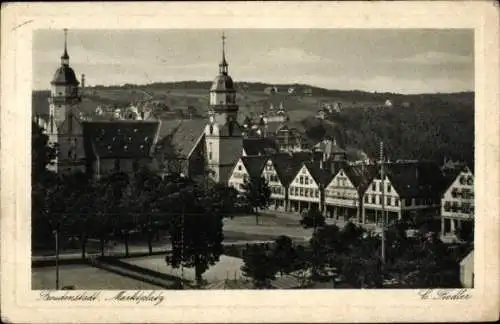 Ak Freudenstadt im Nordschwarzwald, Blick auf den Marktplatz