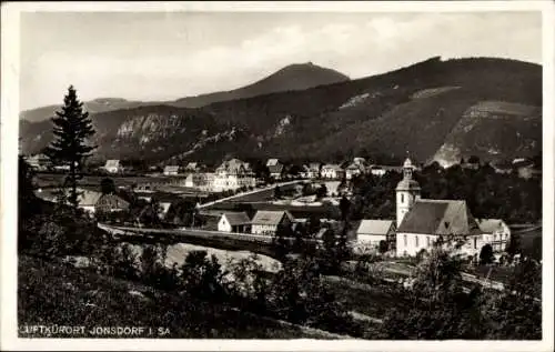 Ak Jonsdorf Zittauer Gebirge, Gesamtansicht