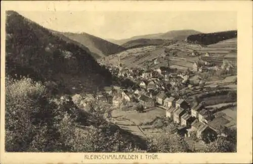 Ak Kleinschmalkalden Floh Seligenthal Thüringen, Panorama