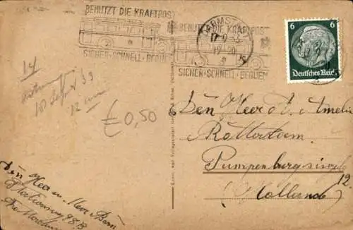 Ak Darmstadt in Hessen, Oberwaldhaus