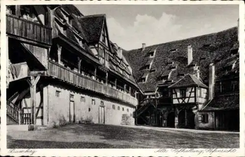 Ak Bamberg in Oberfranken, Alter Hof