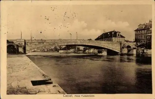 Ak Kassel in Hessen, Neue Fuldabrücke