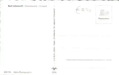 Ak Bad Liebenzell im Schwarzwald, Freibad