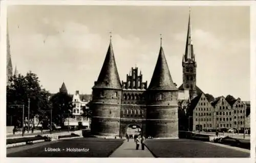 Ak Hansestadt Lübeck, Holstentor