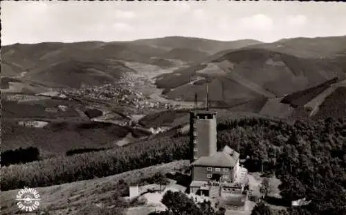 Ak Kirchhundem im Sauerland, Aussichtsturm Hohe Bracht