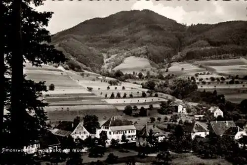 Ak Simonswald im Schwarzwald, Panorama