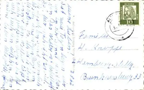 Ak Simonswald im Schwarzwald, Panorama