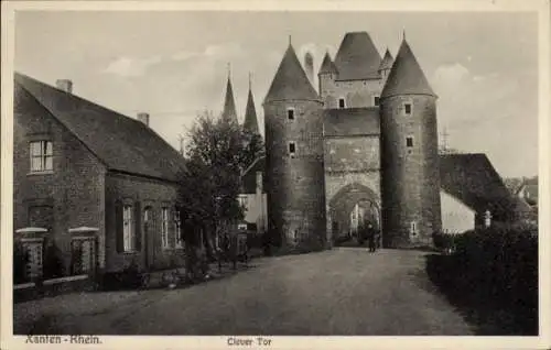 Ak Xanten am Niederrhein, Clever Tor