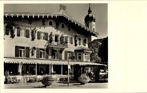 Ak Garmisch Partenkirchen in Oberbayern, Clausing's Post Hotel