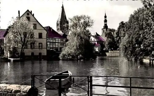 Ak Soest in Westfalen, am großen Teich