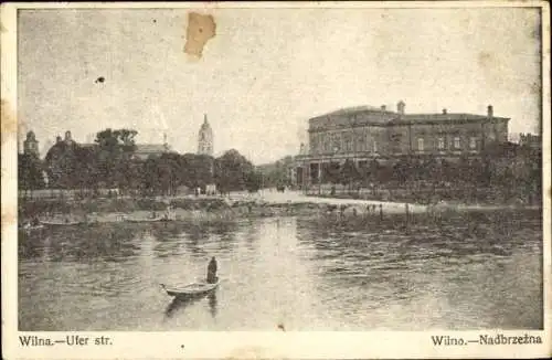 Ak Vilnius Vilnius Vilnius Litauen, Uferstraße
