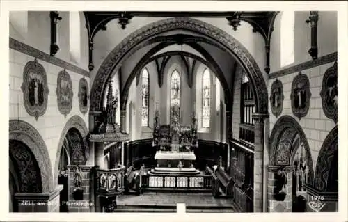 Ak Zell am See in Salzburg, Inneres der Pfarrkirche