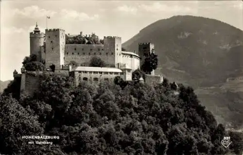 Ak Salzburg in Österreich, Festung Hohensalzburg, Gaisberg