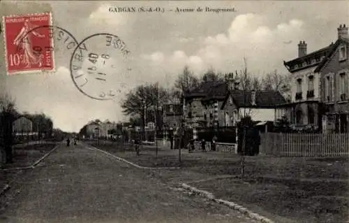Ak Gargan Seine Saint Denis, Avenue de Rougemont