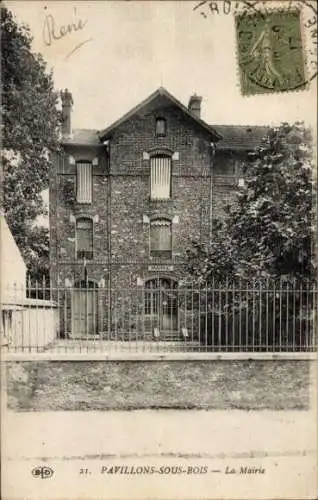 Ak Pavillons sous Bois Seine-Saint-Denis, La Mairie